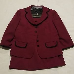 Burgundy Suit
